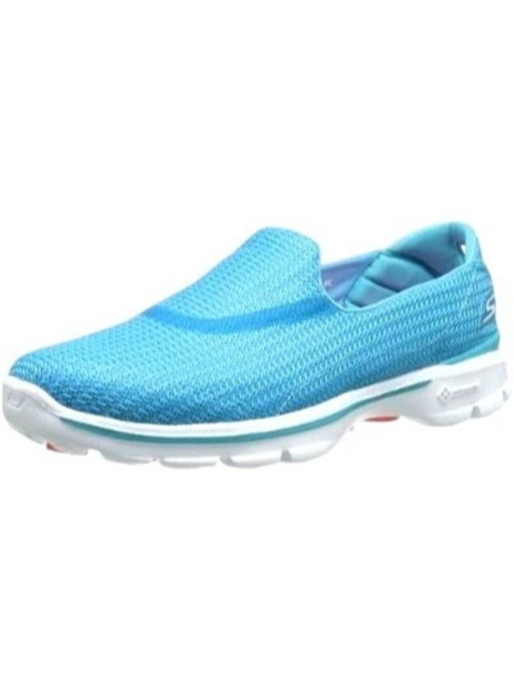 Skechers Go Walk 3 Aqua Blue Slip-On Shoes Women's Size 7